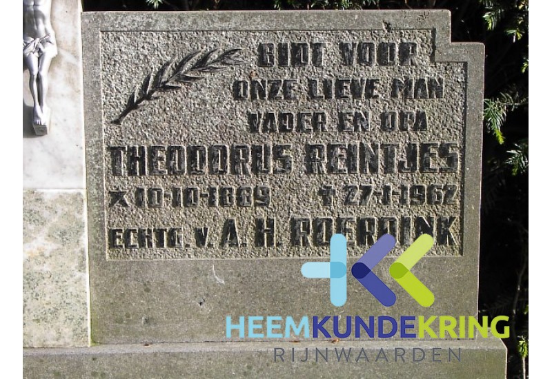 Grafstenen kerkhof Herwen Coll. HKR (170) Th. Reintjes